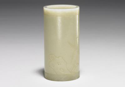 图片[3]-Jade brush holder, Qing dynasty (1644-1911)-China Archive